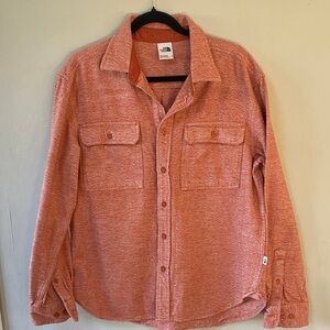 The North Face Orange Casual Button Down Shirt